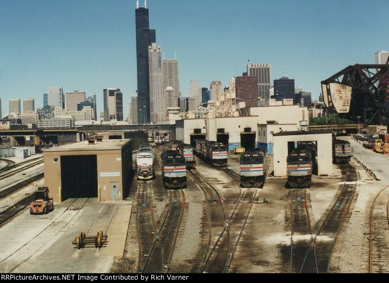 Amtrak Engine Terminal at Chicago, Ill.